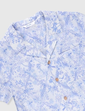 Camisa casual Now & Then Liberty manga corta para niño
