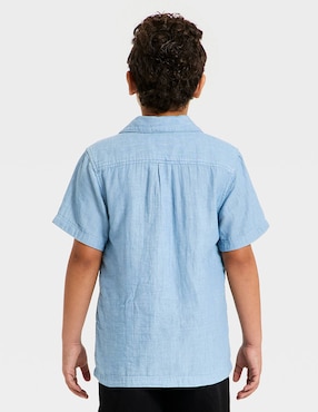 Camisa casual Cat & Jack de algodón manga corta para niño