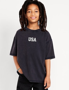 Playera Old Navy Graficas manga corta para niño