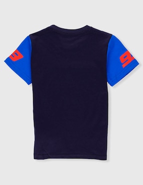 Playera Fc Barcelona manga corta para niño