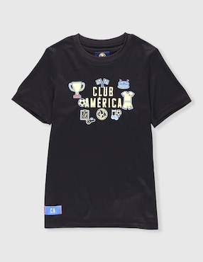 Playera Club America manga corta para niño