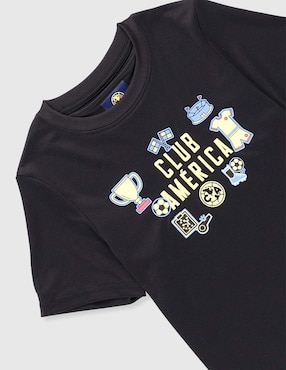 Playera Club America manga corta para niño