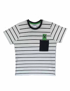 Playera Minecraft Minecraft manga corta para niño