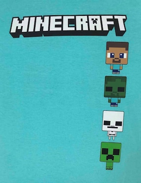 Playera Minecraft Minecraft manga corta para niño