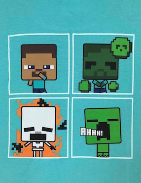 Playera Minecraft Minecraft manga corta para niño
