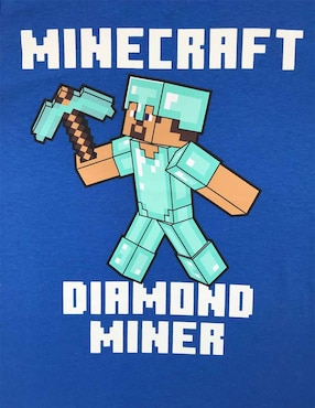 Playera Minecraft Minecraft manga corta para niño