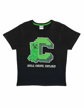 Playera Minecraft Minecraft manga corta para niño