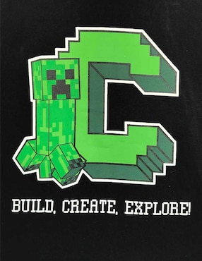 Playera Minecraft Minecraft manga corta para niño