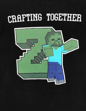 Playera Minecraft Minecraft manga corta para niño