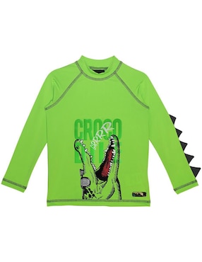 Wetshirt Sunskin estampado gráfico para niño
