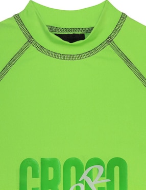 Wetshirt Sunskin estampado gráfico para niño