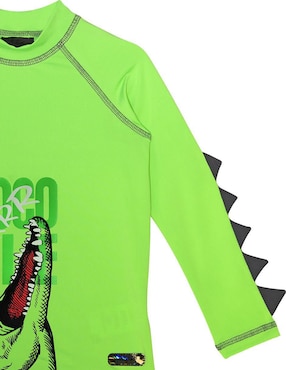 Wetshirt Sunskin estampado gráfico para niño