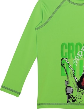Wetshirt Sunskin estampado gráfico para niño
