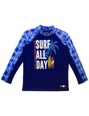 Wetshirt Sunskin estampado gráfico para niño