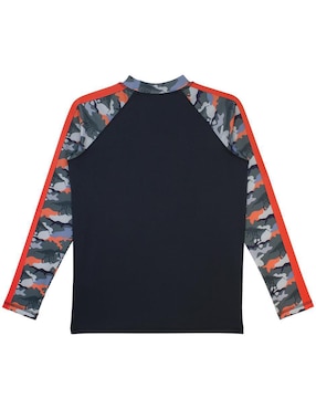 Wetshirt Sunskin estampado camuflaje para niño
