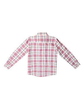 Camisa casual Ferrioni Caspia de algodón manga larga para niño