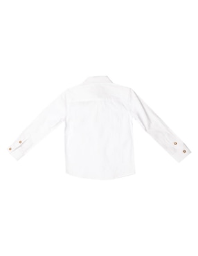 Camisa casual Ferrioni Jhordan de algodón manga larga para niño