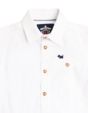 Camisa casual Ferrioni Jhordan de algodón manga larga para niño