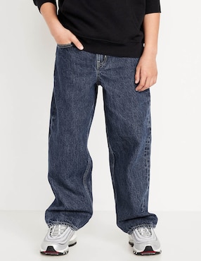 Jeans baggy Old Navy 766416-001 lavado obscuro para niño