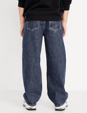 Jeans baggy Old Navy 766416-001 lavado obscuro para niño