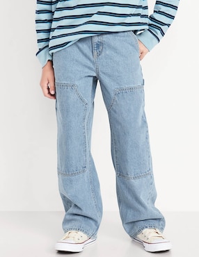 Jeans baggy Old Navy 843209-000 lavado medio para niño