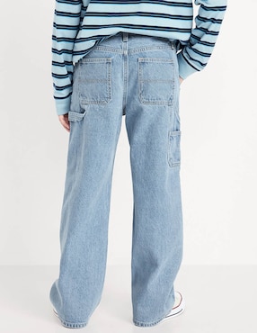 Jeans baggy Old Navy 843209-000 lavado medio para niño