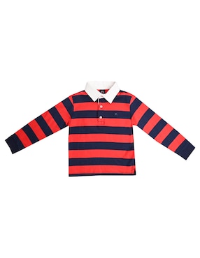 Playera tipo polo Ferrioni Wilmore de algodón para niño