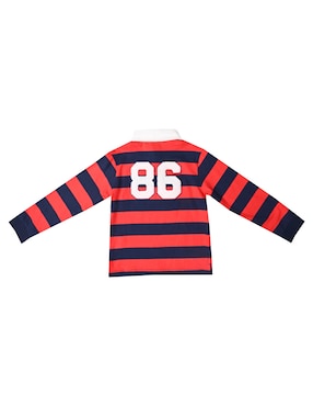 Playera tipo polo Ferrioni Wilmore de algodón para niño