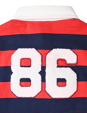 Playera tipo polo Ferrioni Wilmore de algodón para niño