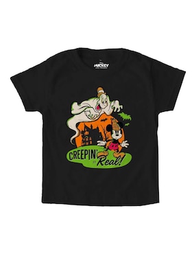 Playera de halloween Disney manga corta para niño