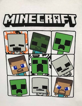 Playera Minecraft manga corta para niño