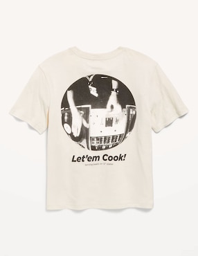 Playera Old Navy manga corta para niño