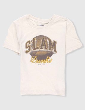 Playera Old Navy manga corta para niño