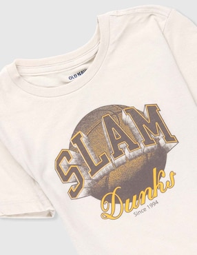 Playera Old Navy manga corta para niño