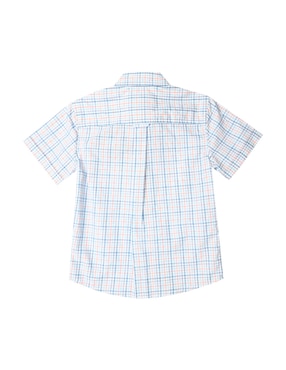 Camisa casual Ferrioni Rona de algodón manga corta para niño