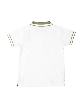 Playera tipo polo Ferrioni Temara de algodón para niño