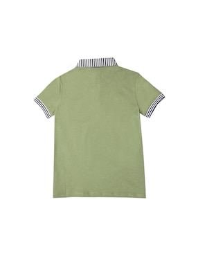 Playera tipo polo Ferrioni Sunita de algodón para niño