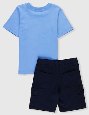 Conjunto casual Piquenique de algodón para niño