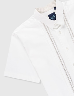 Guayabera manga corta Bahia para niño