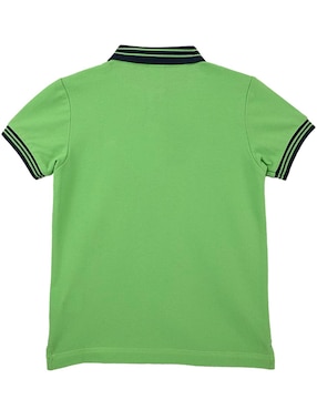 Playera tipo polo Ferrioni Selb de algodón para niño