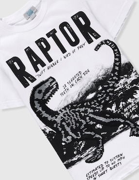 Playera Piquenique manga corta para niño