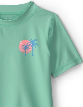 Playera Carter's manga corta para niño