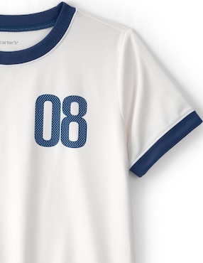Playera Carter's manga corta para niño