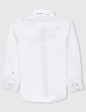 Camisa formal JBE manga larga infantil