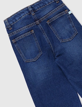 Jeans amplio Piquenique desgastado para niño