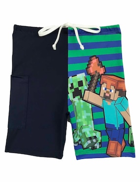 Traje de baño bóxer Minecraft para niño