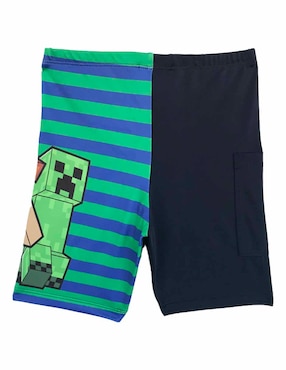 Traje de baño bóxer Minecraft para niño