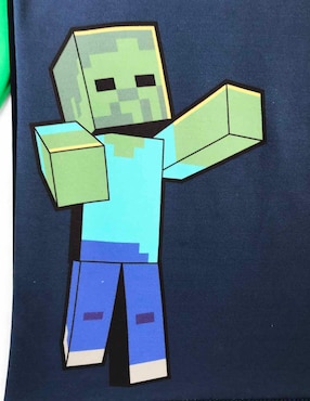 Wetshirt Minecraft estampado gráfico para niño
