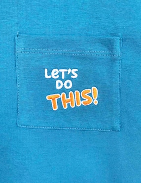 Playera Bluey Bluey manga corta para niño