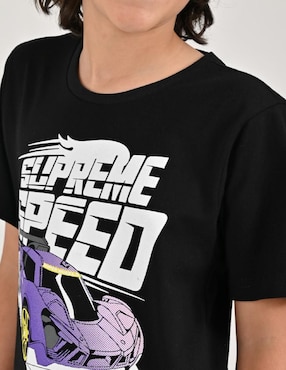 Playera Yale manga corta para niño